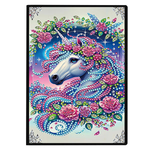 50-Page A5 Size Diamond Painting Notebook for Adults Beginners Holiday Birthday