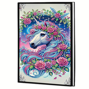 50-Page A5 Size Diamond Painting Notebook for Adults Beginners Holiday Birthday