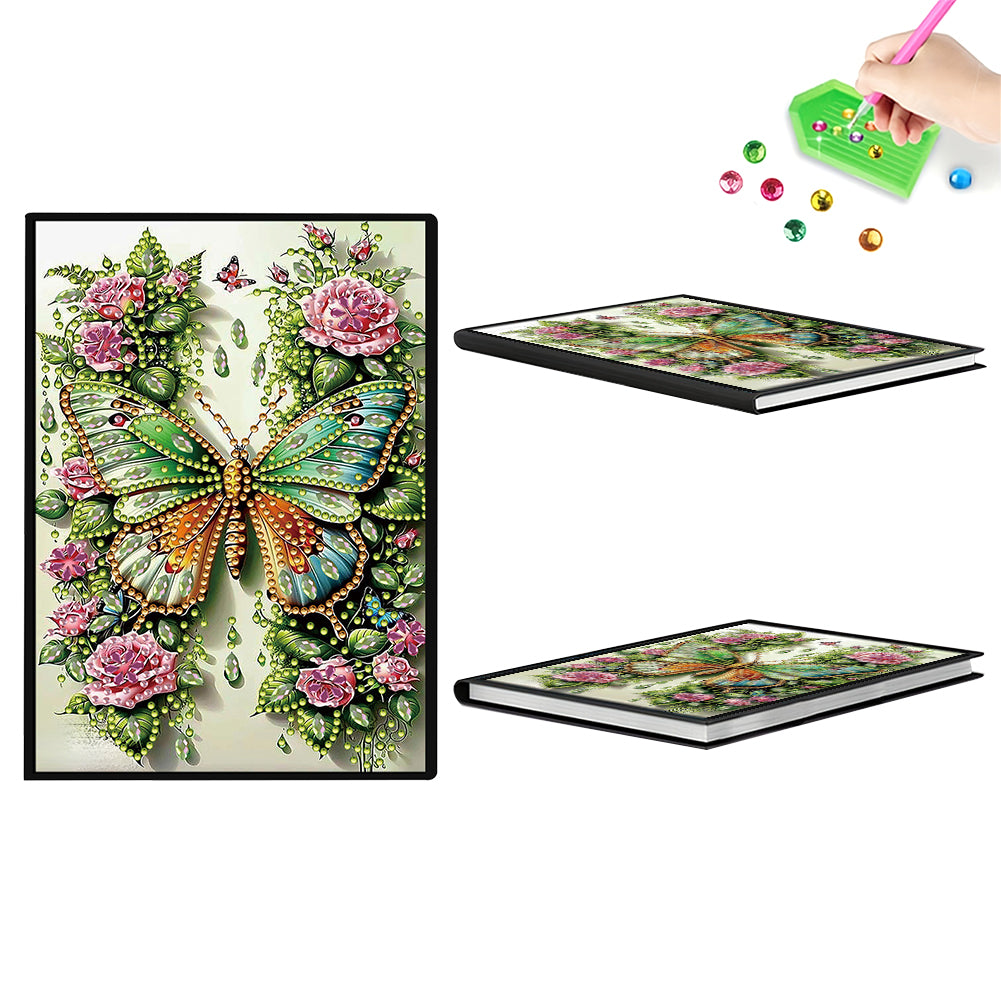50-Page A5 Size Diamond Painting Notebook for Adults Beginners Holiday Birthday