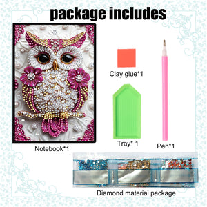 50-Page A5 Size Diamond Painting Notebook for Adults Beginners Holiday Birthday