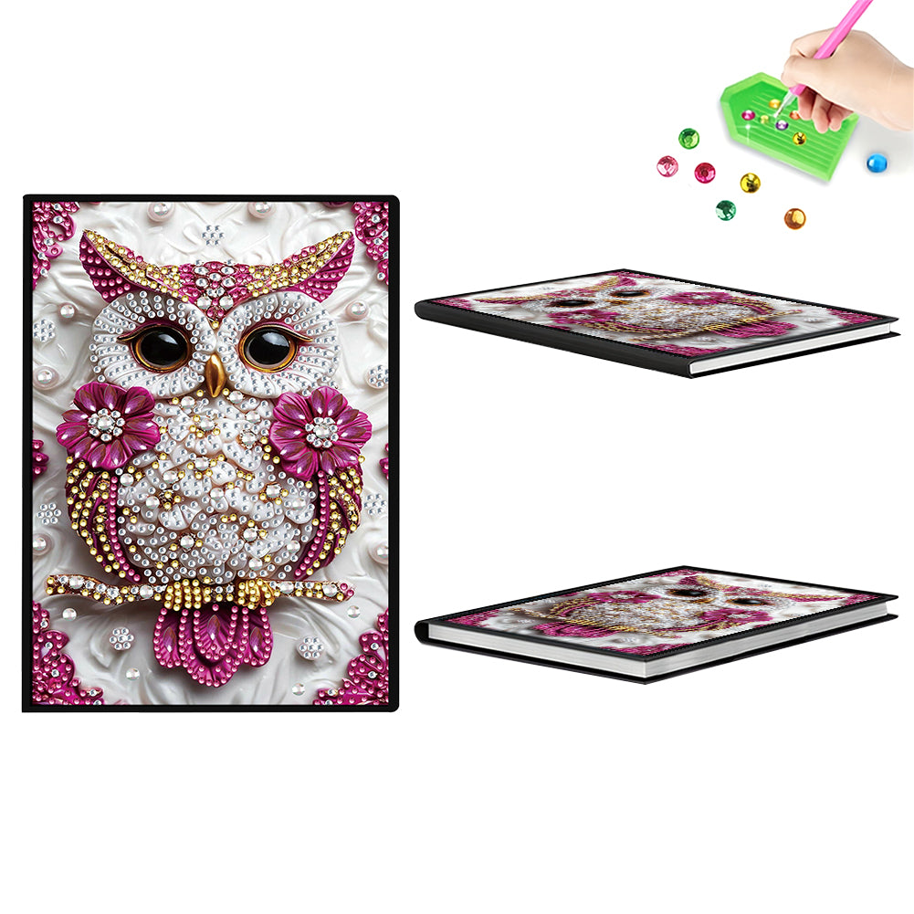 50-Page A5 Size Diamond Painting Notebook for Adults Beginners Holiday Birthday