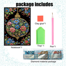 Load image into Gallery viewer, 50-Page A5 Size Diamond Painting Notebook for Adults Beginners Holiday Birthday
