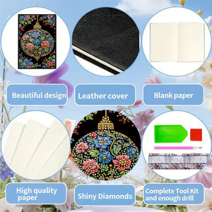 50-Page A5 Size Diamond Painting Notebook for Adults Beginners Holiday Birthday
