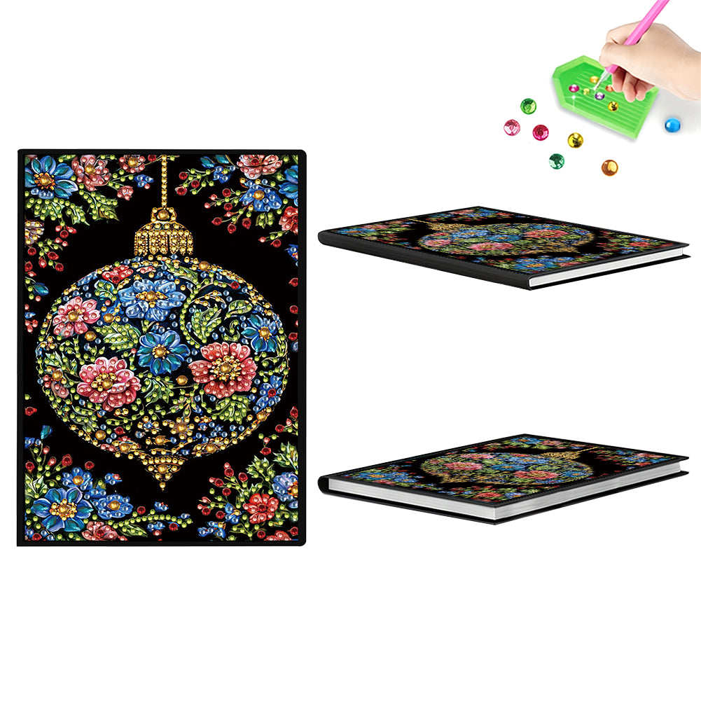 50-Page A5 Size Diamond Painting Notebook for Adults Beginners Holiday Birthday