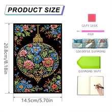 Load image into Gallery viewer, 50-Page A5 Size Diamond Painting Notebook for Adults Beginners Holiday Birthday
