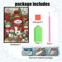 Load image into Gallery viewer, 50-Page A5 Size Diamond Painting Notebook for Adults Beginners Holiday Birthday

