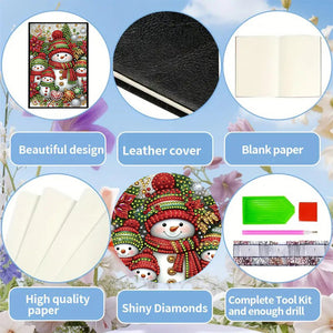 50-Page A5 Size Diamond Painting Notebook for Adults Beginners Holiday Birthday