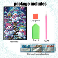Load image into Gallery viewer, 50-Page A5 Size Diamond Painting Notebook for Adults Beginners Holiday Birthday
