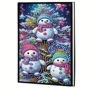 50-Page A5 Size Diamond Painting Notebook for Adults Beginners Holiday Birthday