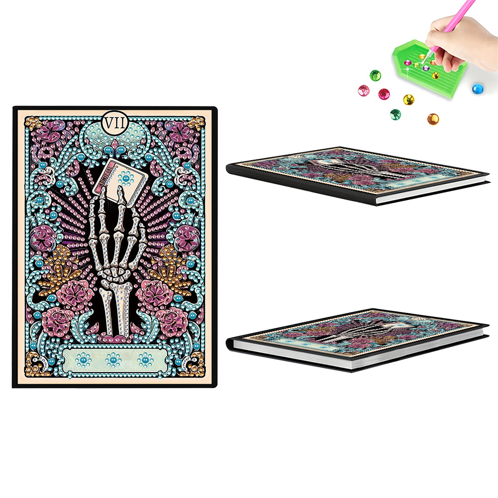 50-Page A5 Size Diamond Painting Notebook for Adults Beginners Holiday Birthday