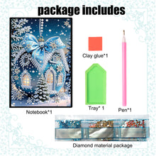 Load image into Gallery viewer, 50-Page A5 Size Diamond Painting Notebook for Adults Beginners Holiday Birthday
