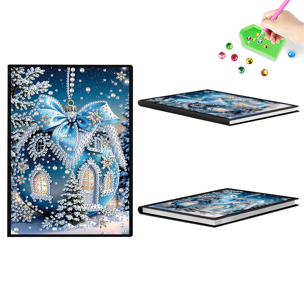 50-Page A5 Size Diamond Painting Notebook for Adults Beginners Holiday Birthday