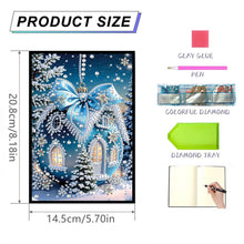Load image into Gallery viewer, 50-Page A5 Size Diamond Painting Notebook for Adults Beginners Holiday Birthday
