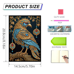 50-Page A5 Size Diamond Painting Notebook for Adults Beginners Holiday Birthday