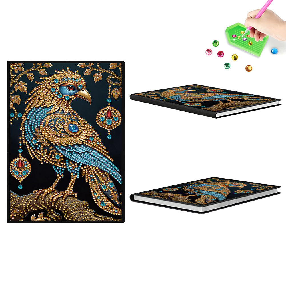 50-Page A5 Size Diamond Painting Notebook for Adults Beginners Holiday Birthday