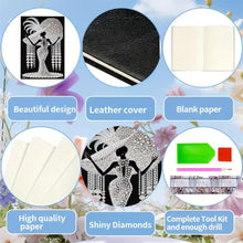Load image into Gallery viewer, 50-Page A5 Size Diamond Painting Notebook for Adults Beginners Holiday Birthday

