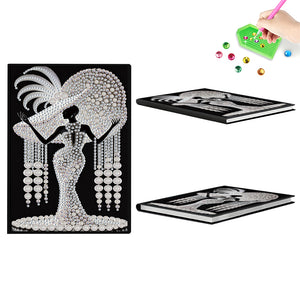 50-Page A5 Size Diamond Painting Notebook for Adults Beginners Holiday Birthday