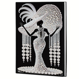 50-Page A5 Size Diamond Painting Notebook for Adults Beginners Holiday Birthday