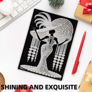 50-Page A5 Size Diamond Painting Notebook for Adults Beginners Holiday Birthday