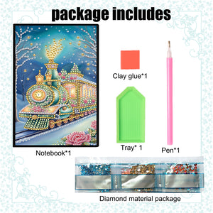 50-Page A5 Size Diamond Painting Notebook for Adults Beginners Holiday Birthday
