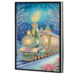 50-Page A5 Size Diamond Painting Notebook for Adults Beginners Holiday Birthday
