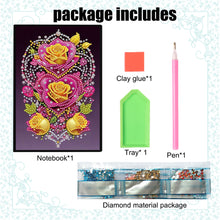 Load image into Gallery viewer, 50-Page A5 Size Diamond Painting Notebook for Adults Beginners Holiday Birthday
