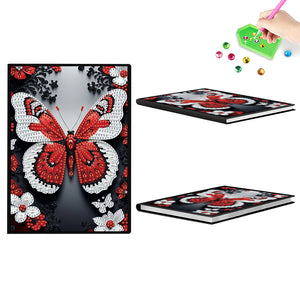 50-Page A5 Size Diamond Painting Notebook for Adults Beginners Holiday Birthday