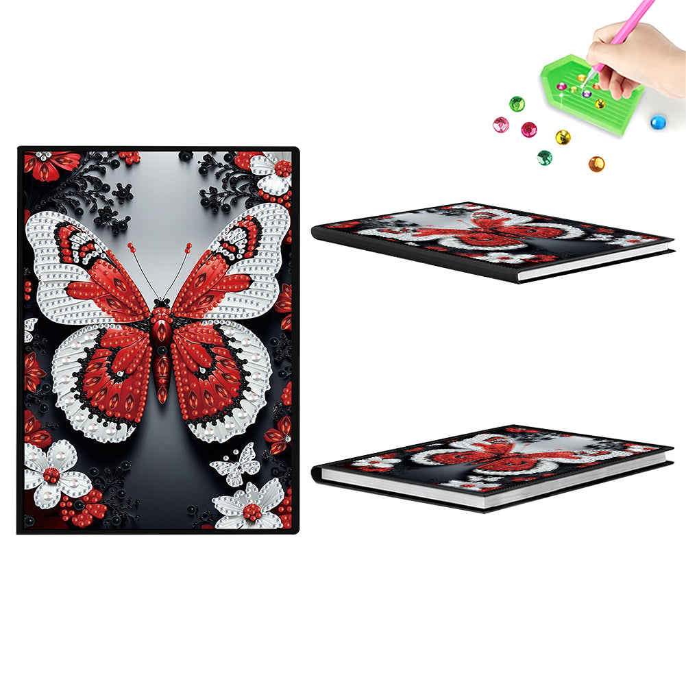 50-Page A5 Size Diamond Painting Notebook for Adults Beginners Holiday Birthday