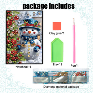 50-Page A5 Size Diamond Painting Notebook for Adults Beginners Holiday Birthday