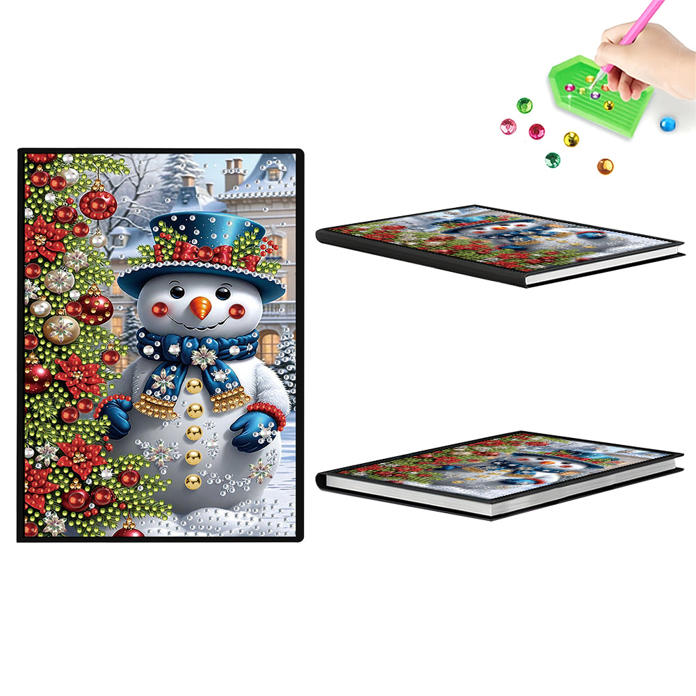 50-Page A5 Size Diamond Painting Notebook for Adults Beginners Holiday Birthday