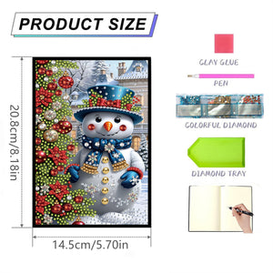 50-Page A5 Size Diamond Painting Notebook for Adults Beginners Holiday Birthday