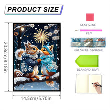 Load image into Gallery viewer, 50-Page A5 Size Diamond Painting Notebook for Adults Beginners Holiday Birthday
