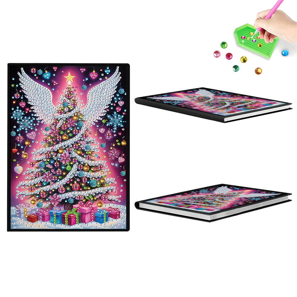 50-Page A5 Size Diamond Painting Notebook for Adults Beginners Holiday Birthday