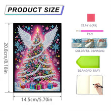 Load image into Gallery viewer, 50-Page A5 Size Diamond Painting Notebook for Adults Beginners Holiday Birthday
