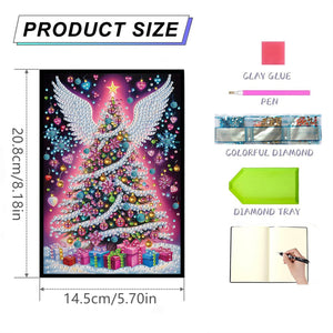 50-Page A5 Size Diamond Painting Notebook for Adults Beginners Holiday Birthday
