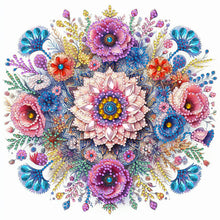 Load image into Gallery viewer, Flower Mandala 30*30CM(Canvas) Partial Special Shaped Drill Diamond Painting
