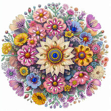 Load image into Gallery viewer, Flower Mandala 30*30CM(Canvas) Partial Special Shaped Drill Diamond Painting
