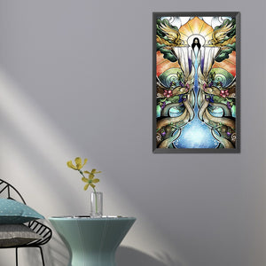 Butterfly 30*50CM(Picture) Full AB Round Drill Diamond Painting