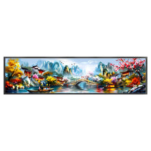 Load image into Gallery viewer, Jiangnan Ancient Charms Reminiscent Of Jiangnan - 176*49CM 11CT Stamped Cross Stitch(Mona Lisa Brand)
