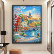 Load image into Gallery viewer, Nordic Town - 75*95CM Stamped Cross Stitch(Mona Lisa Brand)
