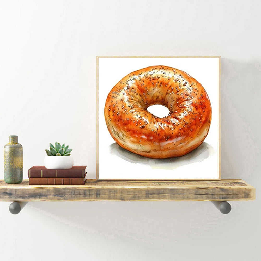Food - Partial 11CT Stamped Cross Stitch 5x12.5CM - Huacan