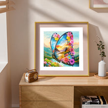 Load image into Gallery viewer, Butterfly Landscape 30*30CM(Canvas) Full Round Drill Diamond Painting

