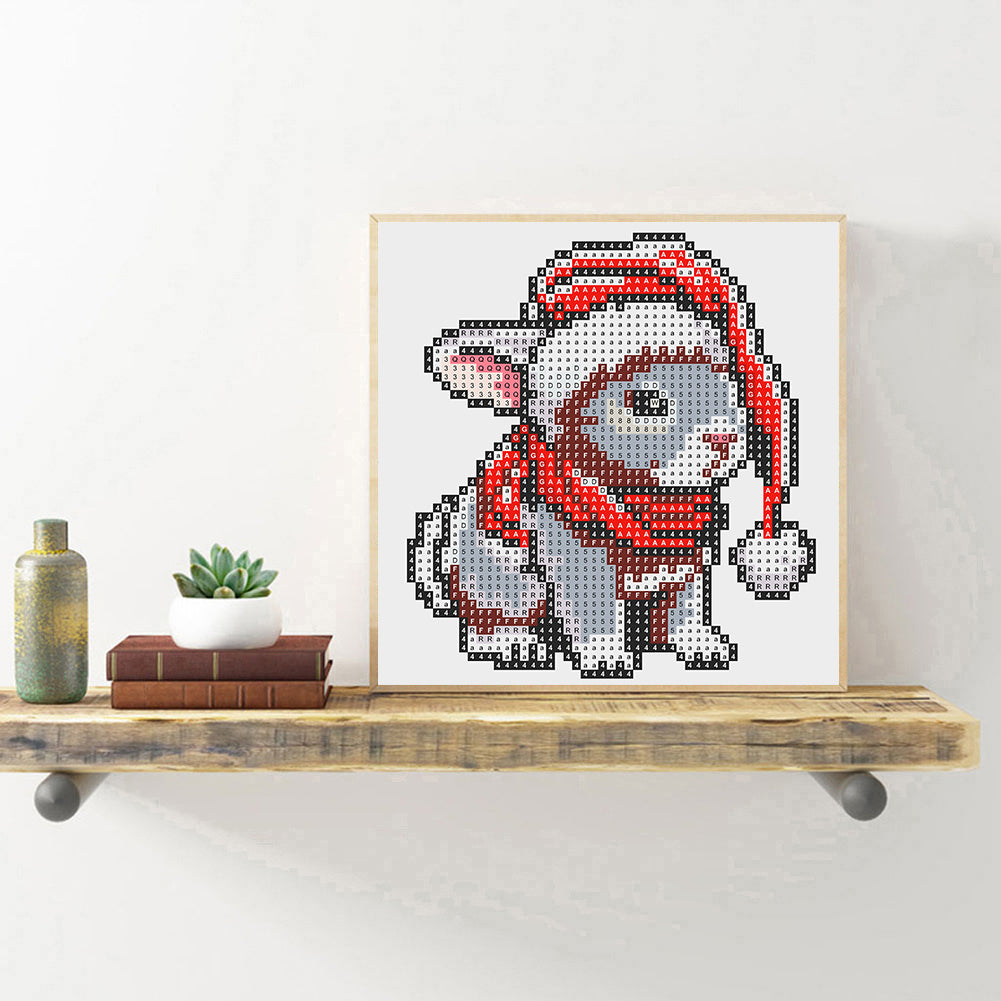 Christmas Animals - Partial 11CT Stamped Cross Stitch 5x12.5CM - Huacan