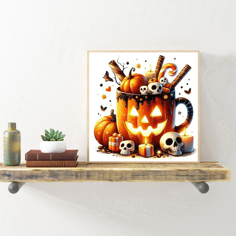 Halloween - Partial 11CT Stamped Cross Stitch 5x12.5CM - Huacan