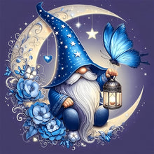 Load image into Gallery viewer, Gnome With Butterfly 30*30CM(Canvas) Full Round Drill Diamond Painting

