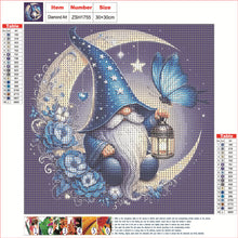 Load image into Gallery viewer, Gnome With Butterfly 30*30CM(Canvas) Full Round Drill Diamond Painting
