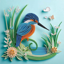 Load image into Gallery viewer, Paper Quilling Bluebird 30*30CM(Canvas) Partial Special Shaped Drill Diamond Painting
