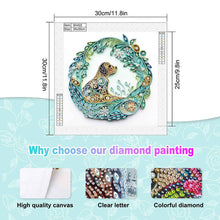 Load image into Gallery viewer, Paper Quilling Puppy 30*30CM(Canvas) Partial Special Shaped Drill Diamond Painting
