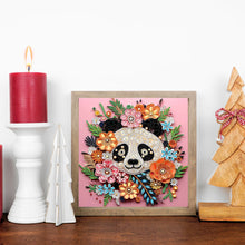 Load image into Gallery viewer, Paper Quilling Panda 30*30CM(Canvas) Partial Special Shaped Drill Diamond Painting
