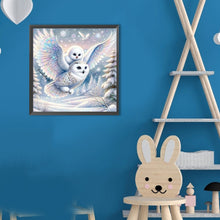 Load image into Gallery viewer, White Owl 30*30CM(Canvas) Full Round Drill Diamond Painting
